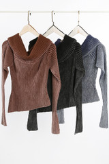 Bardot Ribbed Jumper