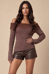 Bardot Ribbed Jumper