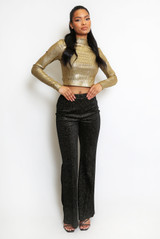 Embellished Flare Trouser