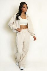 Iconic Hooded Sweatshirt And Wide Leg Jogger Set
