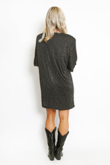 Studded Round Neck T-Shirt Dress