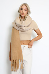 Knitted Dual Tone Scarf