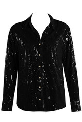 Tassel Sequin Blouse