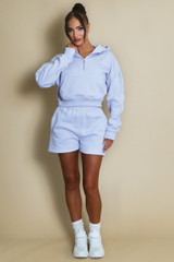 Chicago Cropped Sweatshirt And Shorts Set