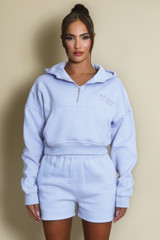 Chicago Cropped Sweatshirt And Shorts Set