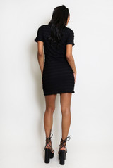 Button Front Mini Dress 