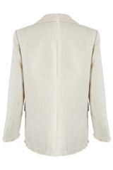 Tweed Double Breast Oversized Blazer