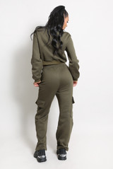 Jersey Jacket And Cargo Trouser Set