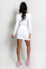 Bardot Jumper And Mini Skirt Set