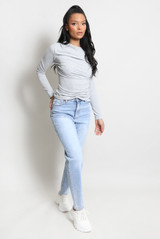 Gathered Long Sleeve Top 