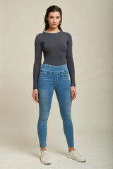 High Rise Super Stretch Denim Jeggings