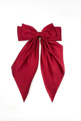 Oversized Satin Hair Bow Clip