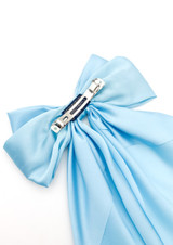 Oversized Satin Hair Bow Clip