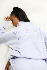 Michigan Half Zip Sweatshirt 