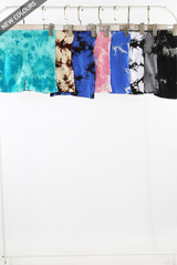 Tie Dye Print Push Up Shorts