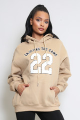 22 Slogan Hooded Sweatshirt