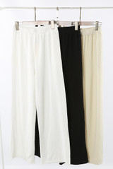 Textured Wide Leg Trouser