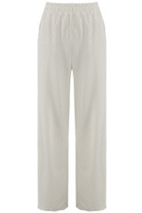 Textured Wide Leg Trouser