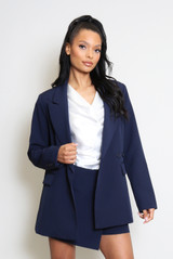 Overlap Tailored Blazer