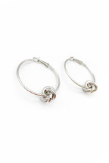 Knot Hoop Earrings 