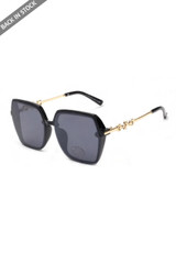 Pentagon Sunglasses With Gold Bee Arm