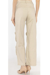 Wide Leg Cargo Pocketed Trouser