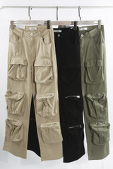 Wide Leg Cargo Pocketed Trouser