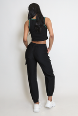 Elasticated Cargo Trouser With Pocket