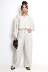 Lightweight Wide Leg Trouser