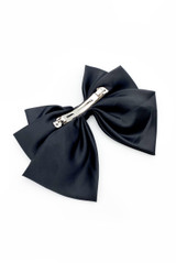 Oversized Satin Bow Hair Clip