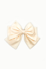 Oversized Satin Bow Hair Clip