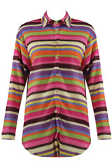 Multicoloured Stripe Blouse