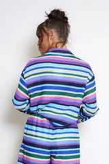 Multicoloured Stripe Blouse