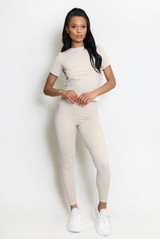 T-shirt And Leggings Athleisure Set