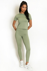 T-shirt And Leggings Athleisure Set