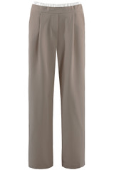 White Waistband Tailored Trouser 