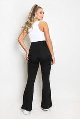 Front Zip Up High Waist Leggings 