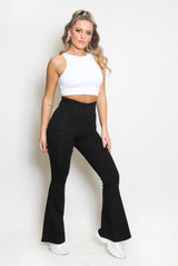 Front Zip Up High Waist Leggings 