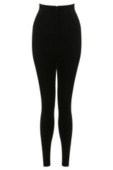 Front Zip Up High Waist Leggings 