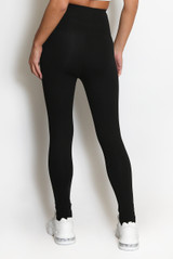 Front Zip Up High Waist Leggings 