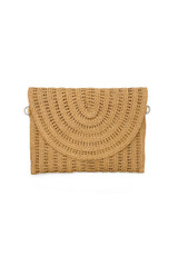 Natural Weave Clutch Bag 