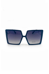 Oversized Square Cut Out  Arm Sunglasses 