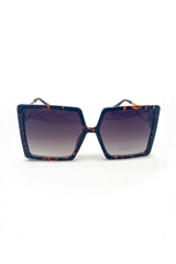 Oversized Square Cut Out  Arm Sunglasses 