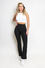 High Waisted Flare Leggings