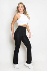 High Waisted Flare Leggings