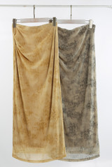 Metallic Watercolour Midi Skirt