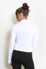 Zip Up Long Sleeve Gym Top