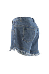 Frayed Denim Shorts