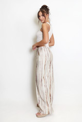 Marble Stripe Wide Leg Trouser