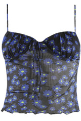 Floral Mesh Gypsy Vest Top